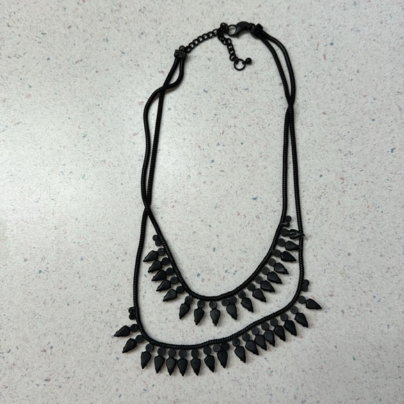 Express Crystal Stone Two Row Necklace - Picture 6 of 6